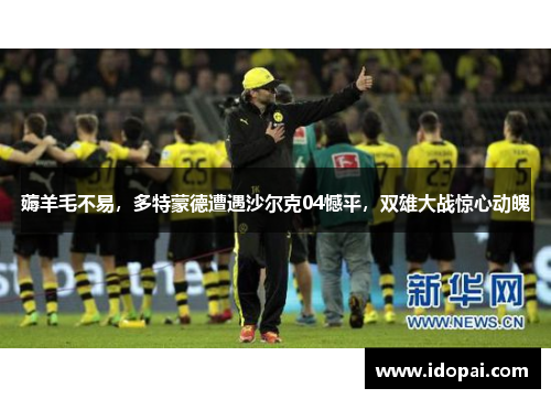 薅羊毛不易，多特蒙德遭遇沙尔克04憾平，双雄大战惊心动魄